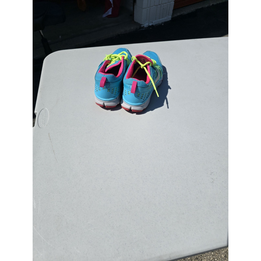 Nike Flex Trail 2 Womens Size 8 Blue Lime Pink Trail Running Shoes 616681 400 - Picture 5 of 6